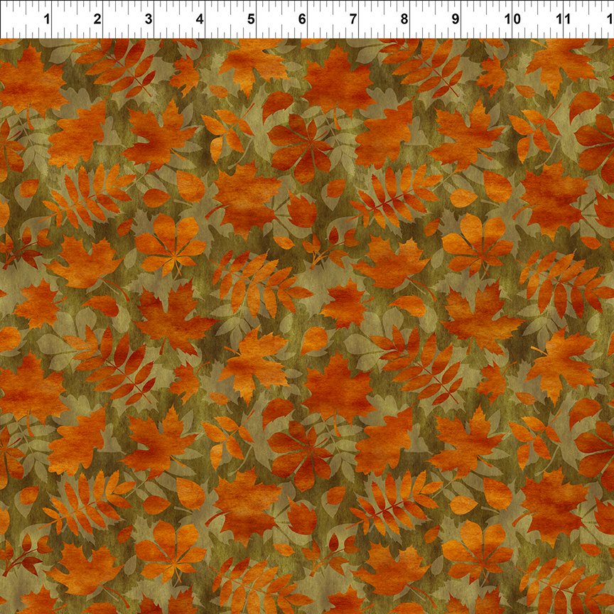 Autumn Celebration-Leaves Green- #6AUT-2