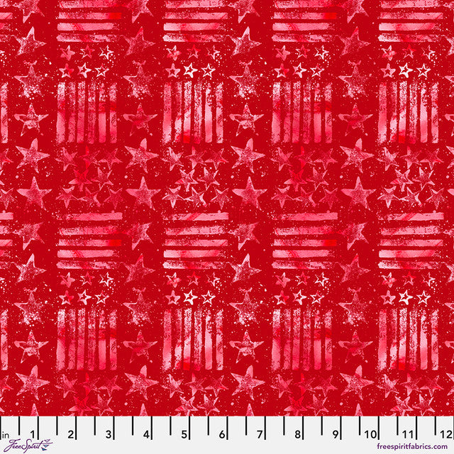 Americana -Stars & Stripes SM Red #PWKP090