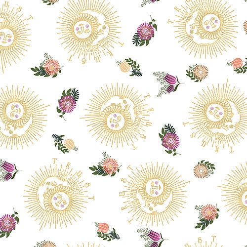 Moonlight - Flowers & Metallic Suns - #18703