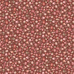 LAST CHANCE - Lovely Bunch - Burgundy Mini Floral - #10273-A - (12 inches)