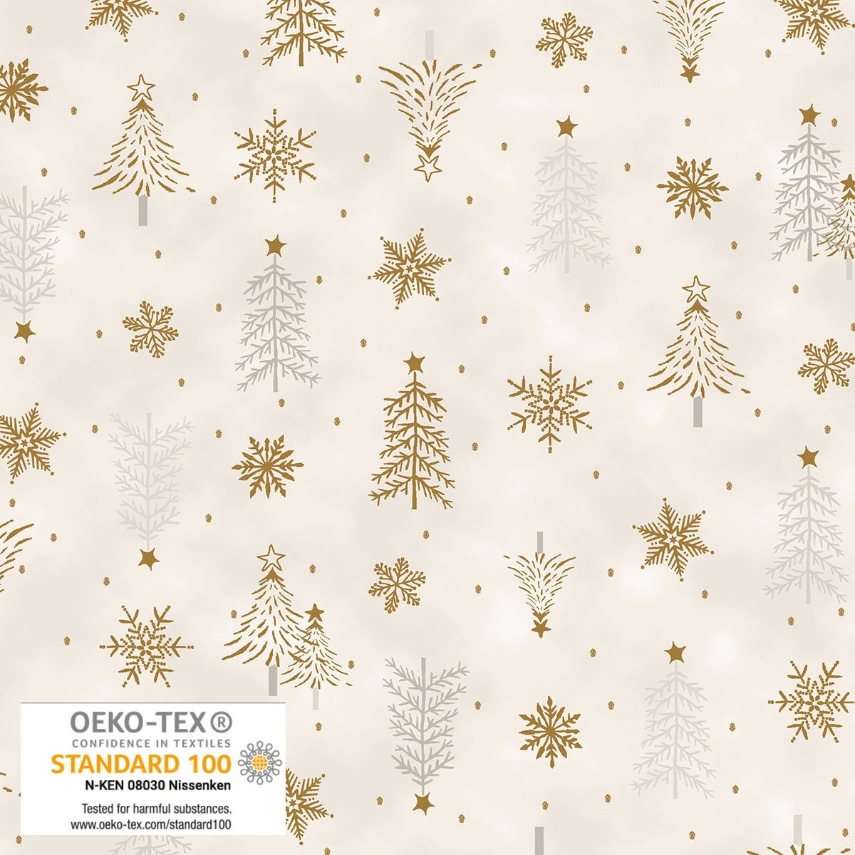 Frosty Snowflake - Stof Fabrics - #4590-126