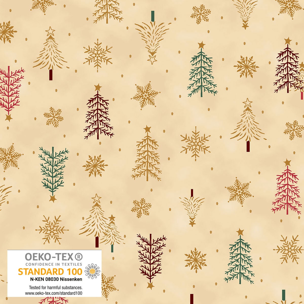 Frosty Snowflake - Stof Fabrics - #4590-203