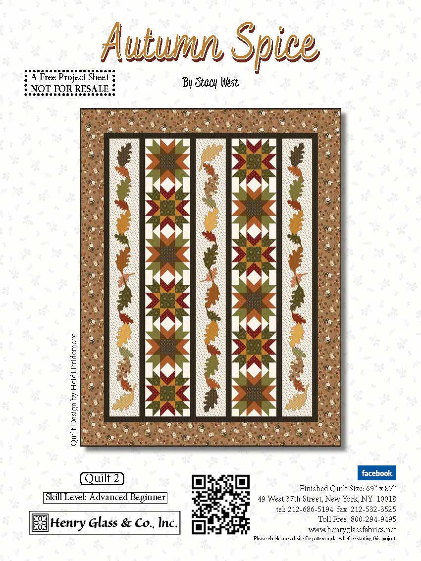 Autumn Spice - Golden Floral Bud Trellis - #3079-33