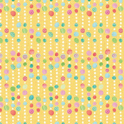 I'm All Ears - Circles on Yellow - #2456-44