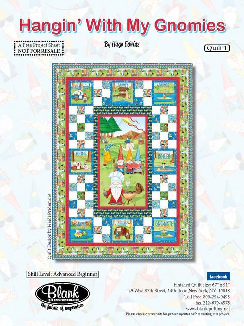 Hangin' With My Gnomies - 24" Panel - #1447P-66