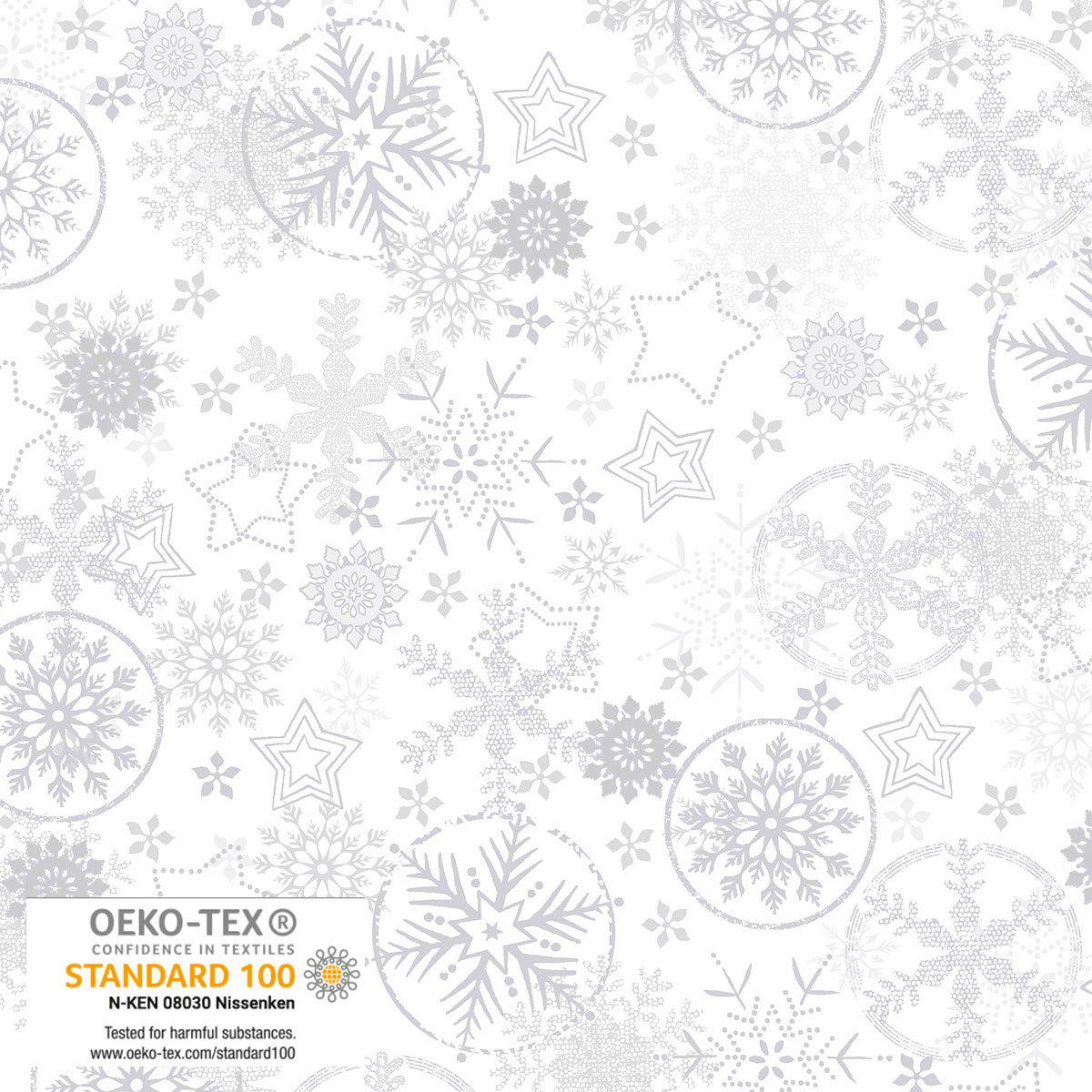 Frosty Snowflake - Stof Fabrics - #4590-100