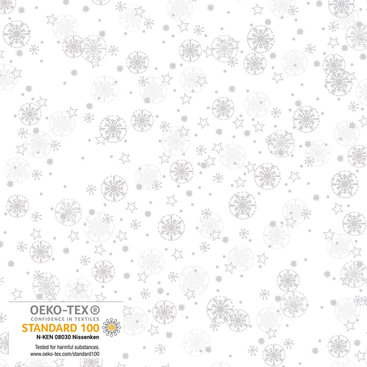 Frosty Snowflake - Stof Fabrics - #4590-107