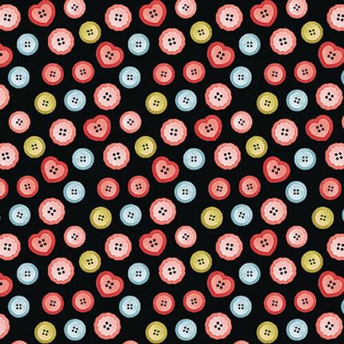 Love You Sew - Tossed Buttons Multi - #6617-98