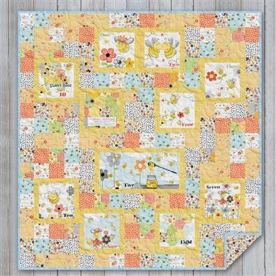 Sweet Bees - Honeycomb Patchwork Yellow