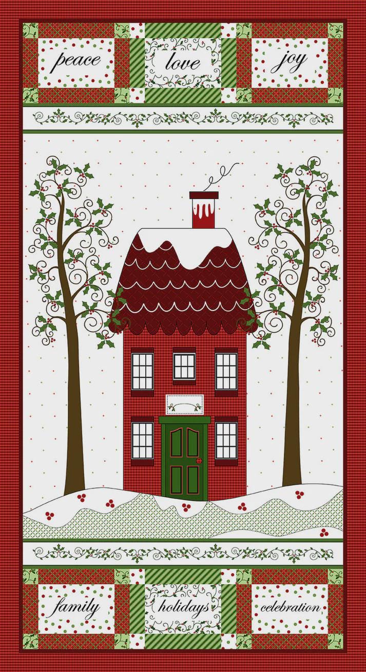 Holly Hills Christmas - 24" Panel - #2478P-88