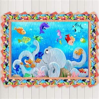 Under the Sea - 36" Play Mat Panel - #421999