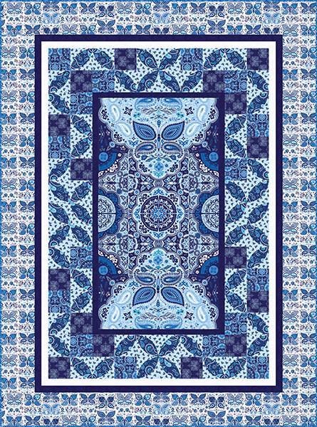 CLEARANCE - Blue Dreams - 24" Mosaic Panel