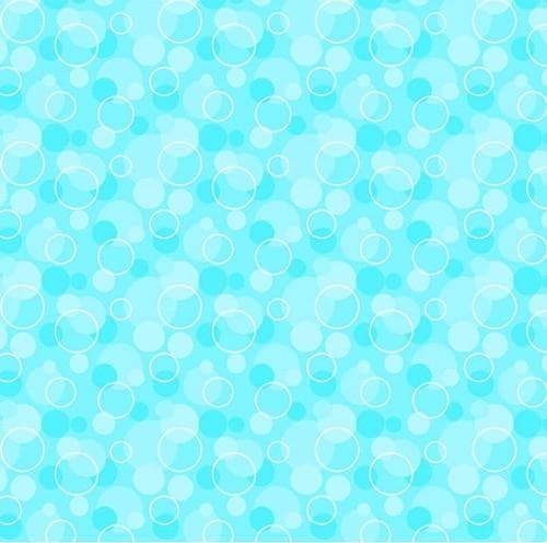 Comfy Flannel - Soft Blue Bubbles - #0325-11