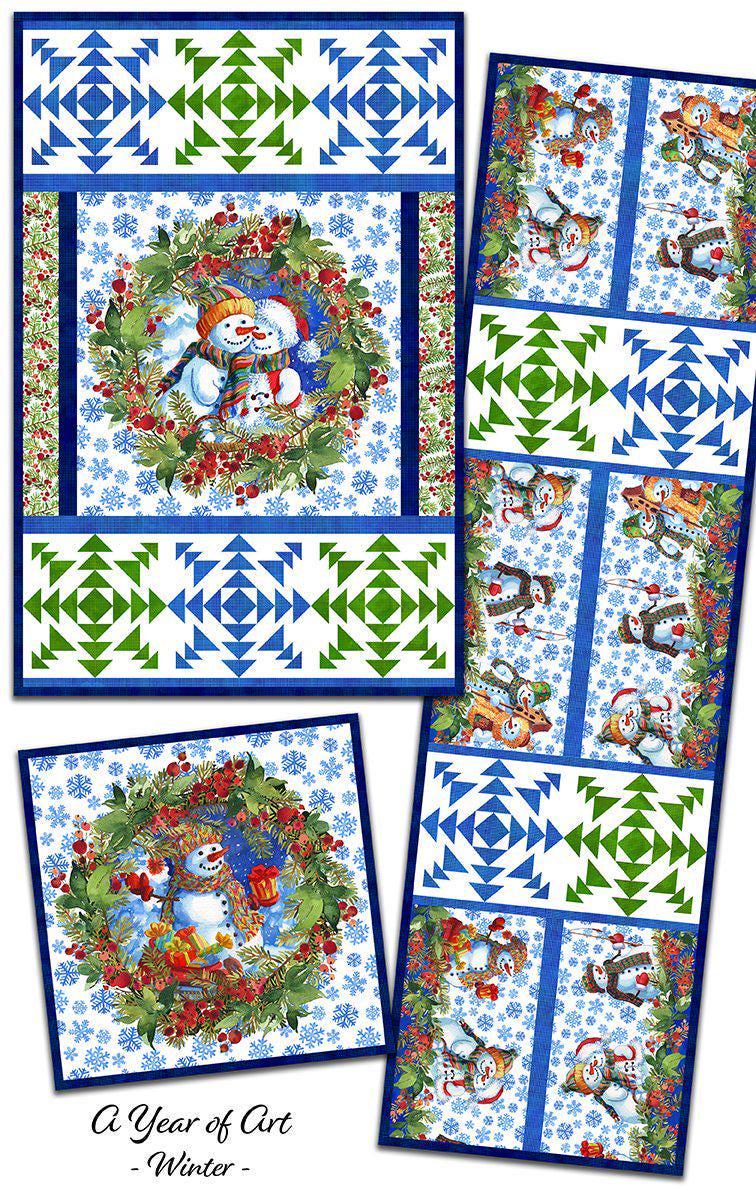 A Year of Art - Winter - 24" Panel - #40YOA1