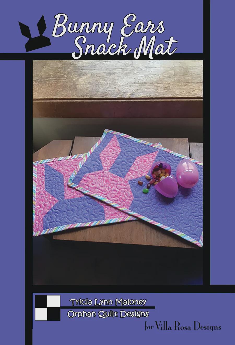 Villa Rosa Pattern Card-Bunny Ears Snack Mat