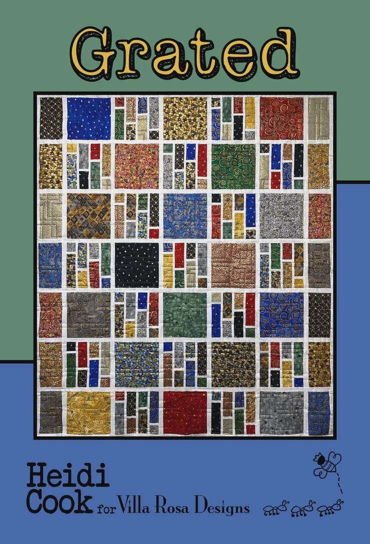 Villa Rosa Pattern Card-Grated