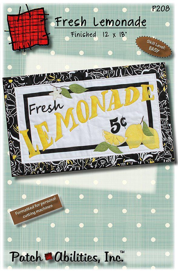 Fresh Lemonade Patch Abilities Pattern