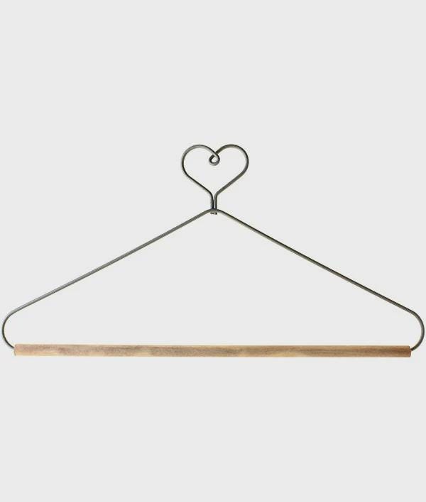 7.5" heart Metal/Wood Holder - 2757