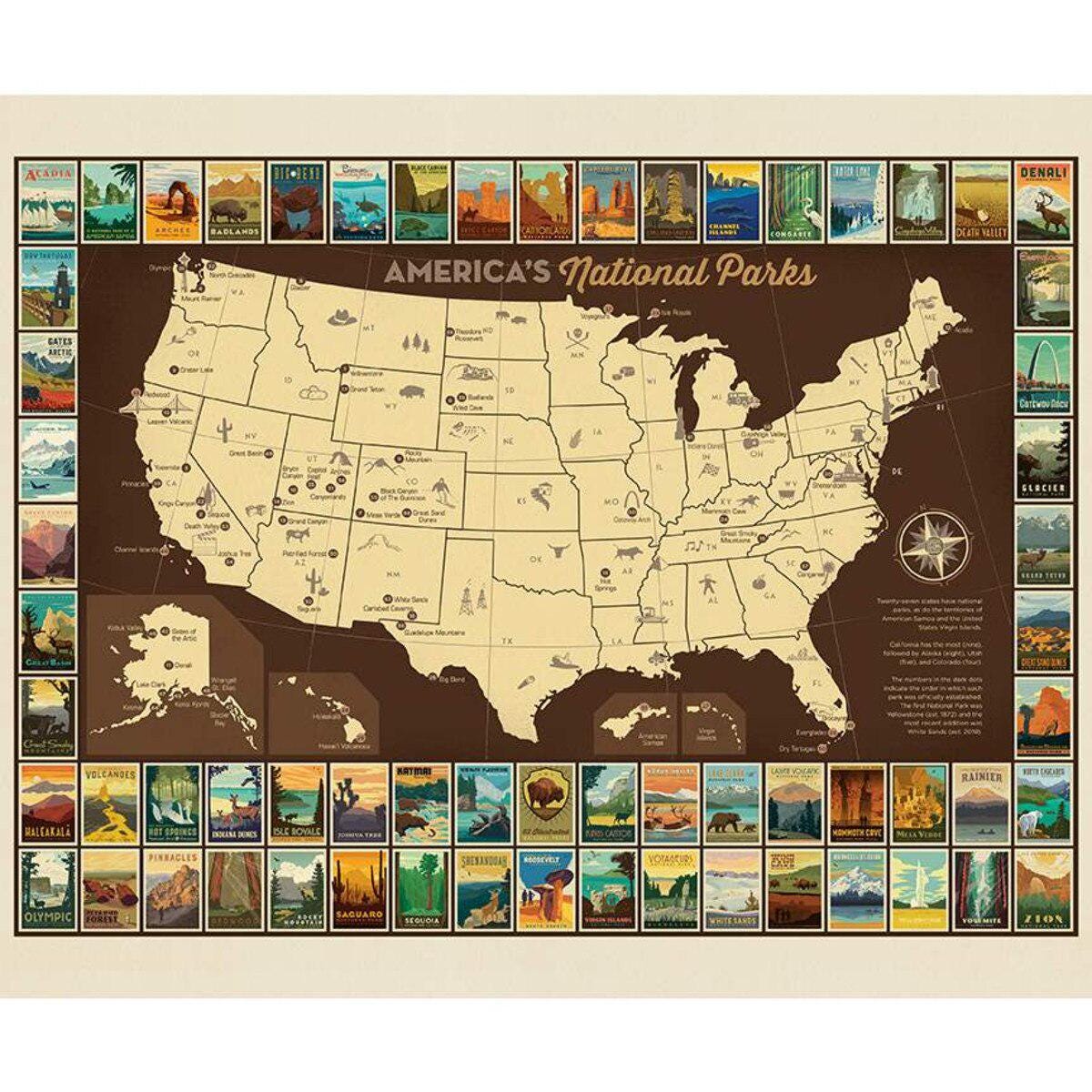 National Parks Poster Panel P9157-POSTER