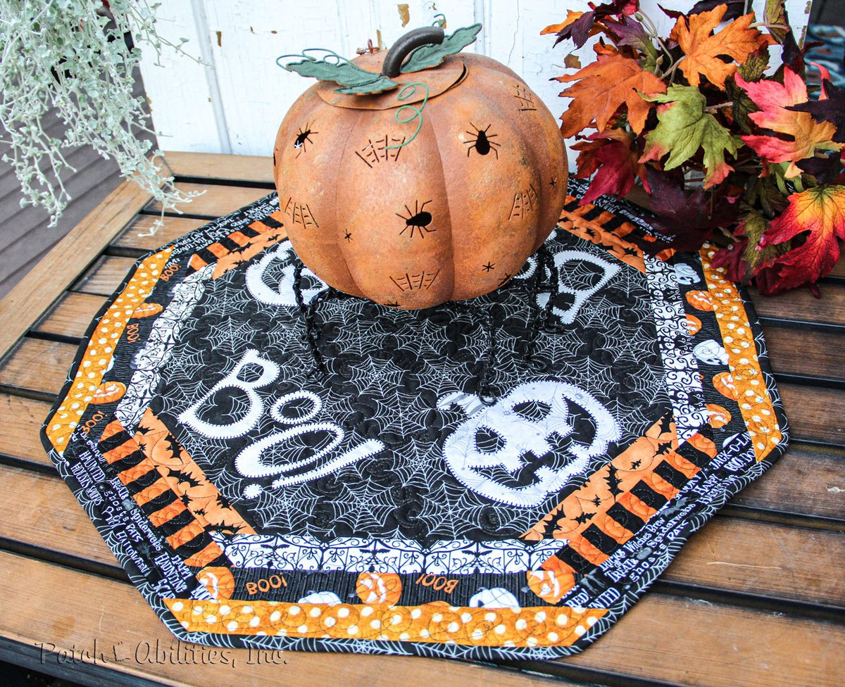 Boo Ya! Table Mat Patch Abilities Pattern