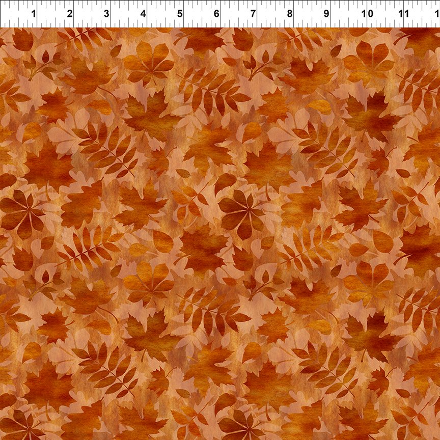 Autumn Celebration-Leaves Rust- #6AUT-1