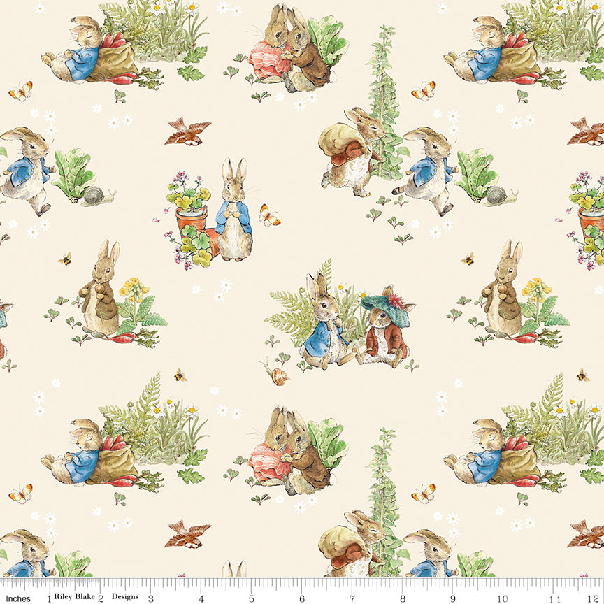 Peter Rabbit and Benjamin Bunny  - Main Cream #17250