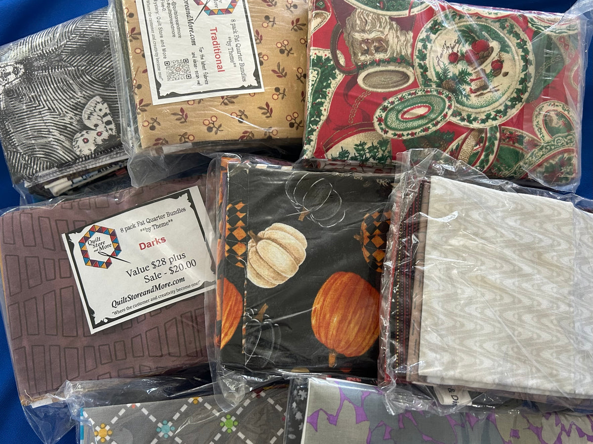Assorted Fat Qtr Bundle of 8 - Choose your theme!
