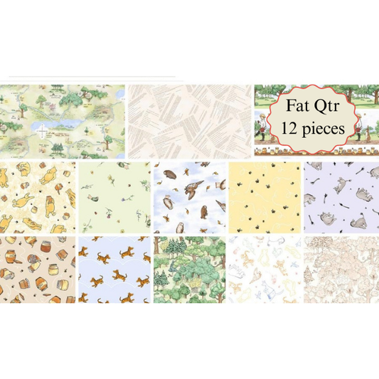 Classic Winnie Fat Qtr Bundle of 12