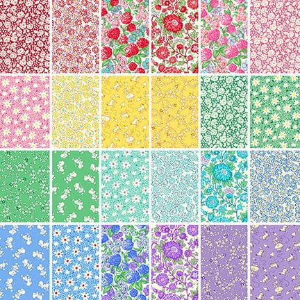 Nana Mae V - Blue Clover and Daisies - #9687-1