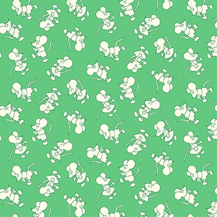 Nana Mae V - Green Tiny Mice - #9693-66