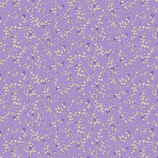 Nana Mae V - Lavender Tiny Chain of Daisies - #9690-55