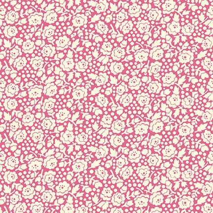 Nana Mae V - Pink Small Monotone Roses - #9689-22