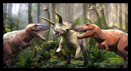 Tyranno-Chorus - 44" x 57" Panel - #1550P-90