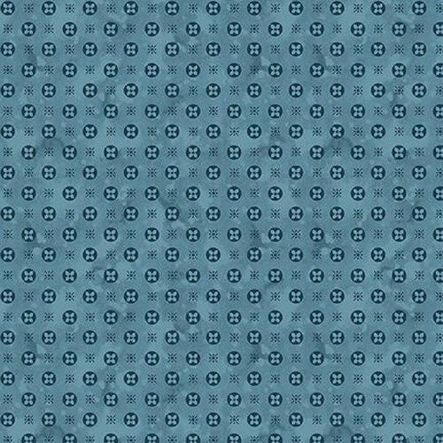 Ashton - Teal Circle Clover - #1670-79