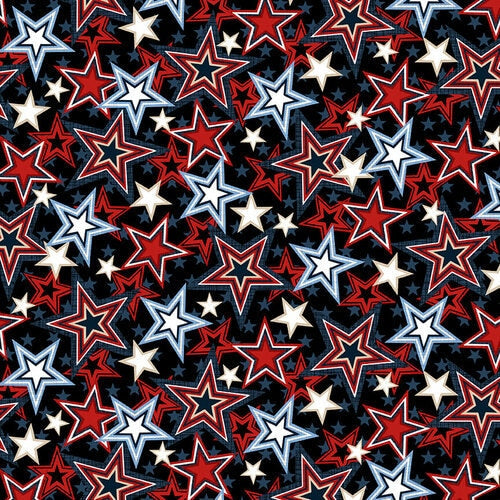 American Muscle - Patriotic Multi Stars - 533978