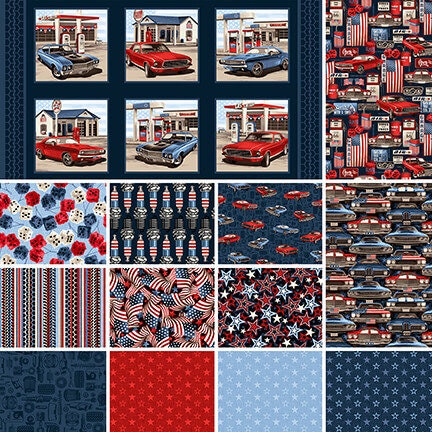 American Muscle - Patriotic Flags - #5340-78