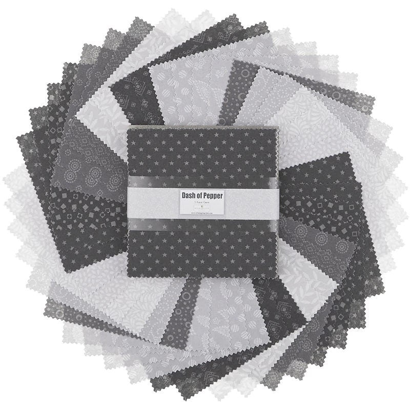 Dash of Pepper - Dark Charcoal Stars - #39119
