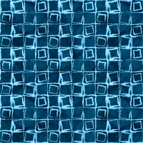 Katori - Blue Square Geometric
