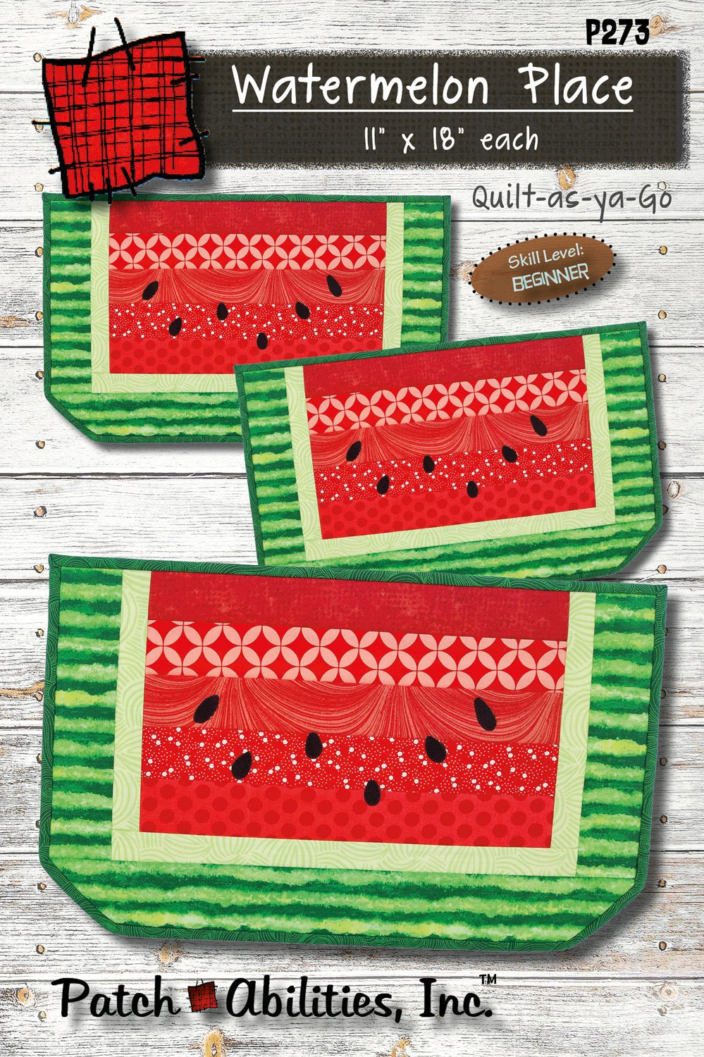 Watermelon Place Patch Ability Pattern