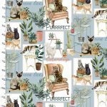 Everyday is Caturday - Mint Cat White Cat - 18039