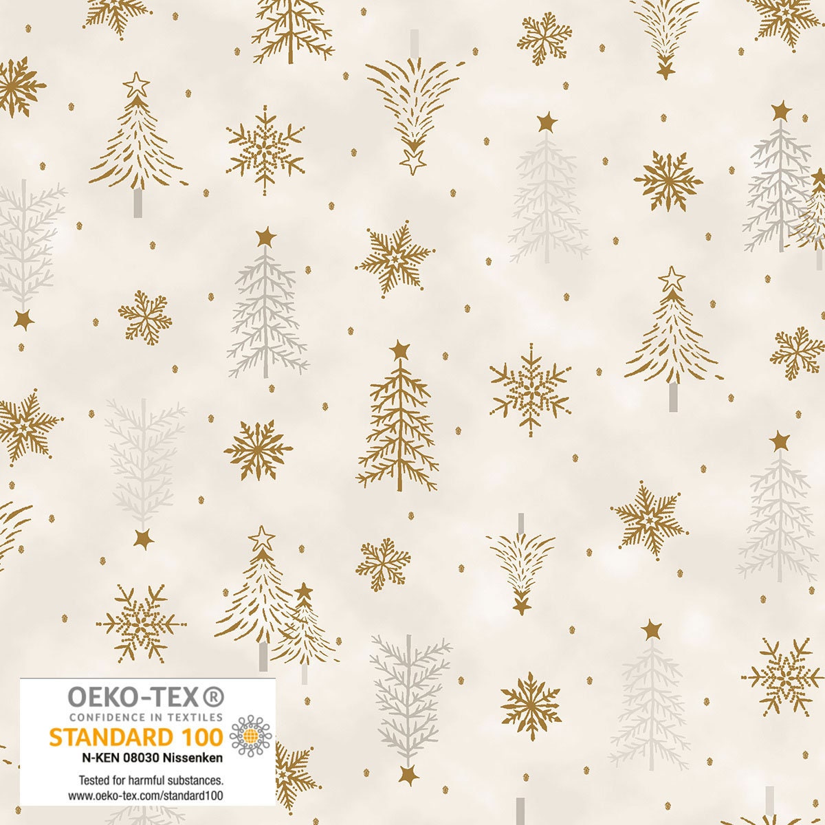 Frosty Snowflake - Stof Fabrics - #4590-126