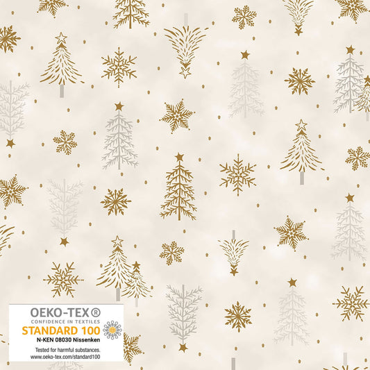 Frosty Snowflake - Stof Fabrics - #4590-126