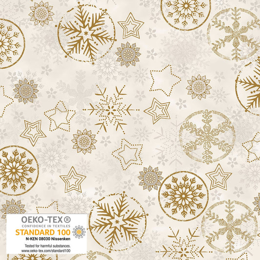 Frosty Snowflake - Stof Fabrics - #4590-125