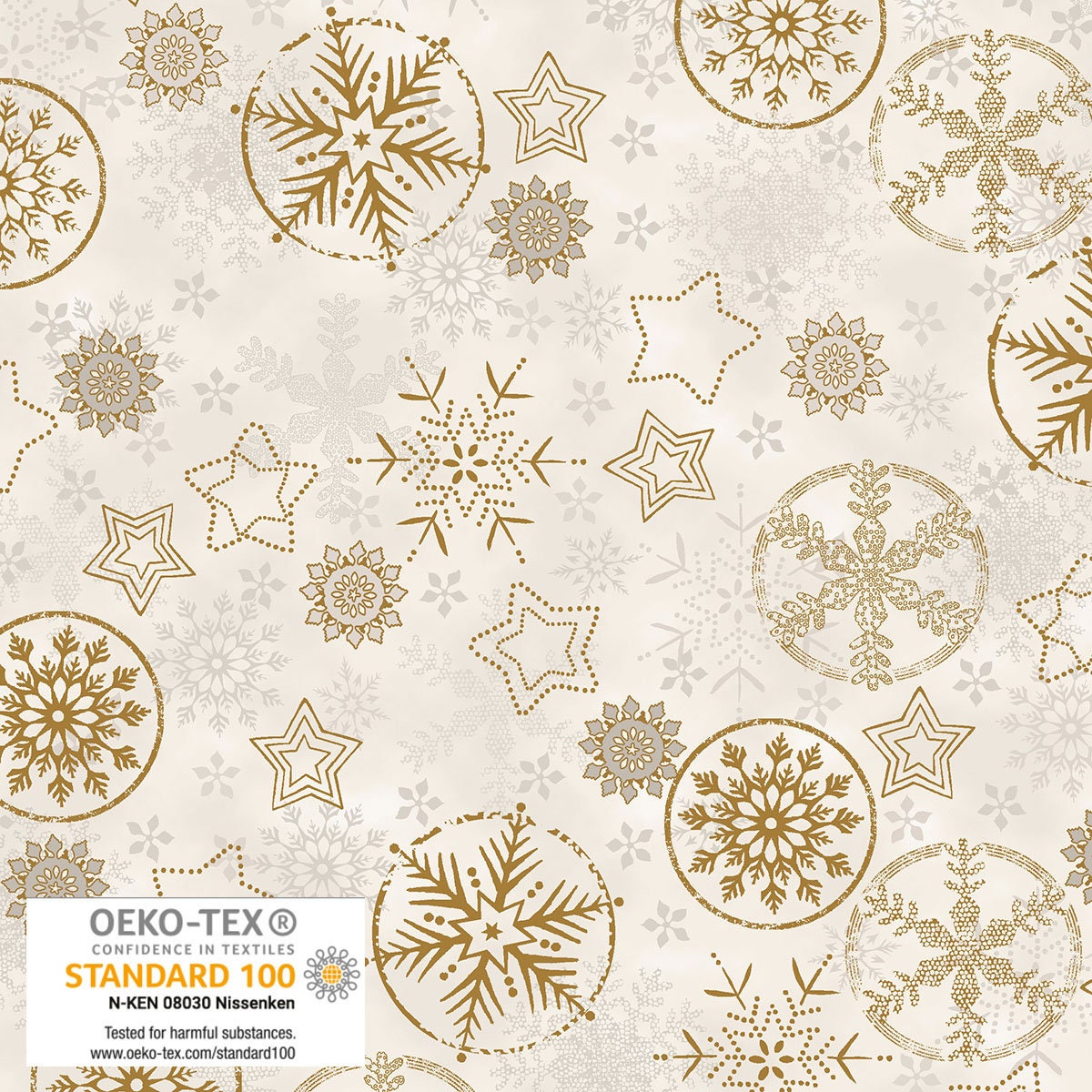 Frosty Snowflake - Stof Fabrics - #4590-125