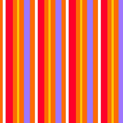 Spooky Friends Collection - Bright Candy Corn Stripes