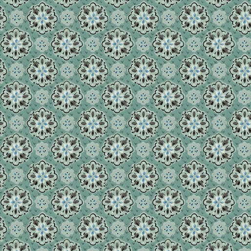 A Heart Led Life - Medallion Magic Dk Teal - 14982