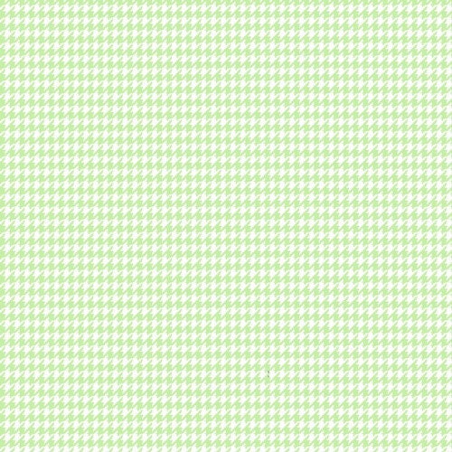 Comfy Flannel -- Mini Houndstooth- Green #00146