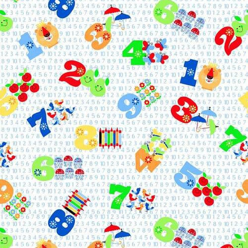 Comfy Flannel -- Number Print #1027-16