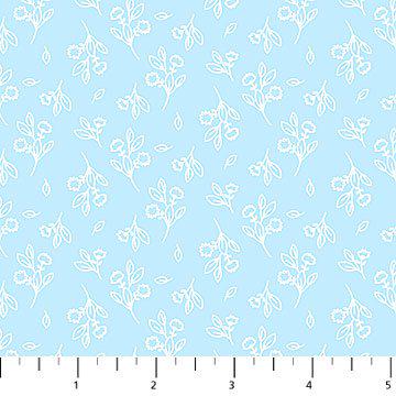 Bunnies for Baby - Clover - Blue #10216-40