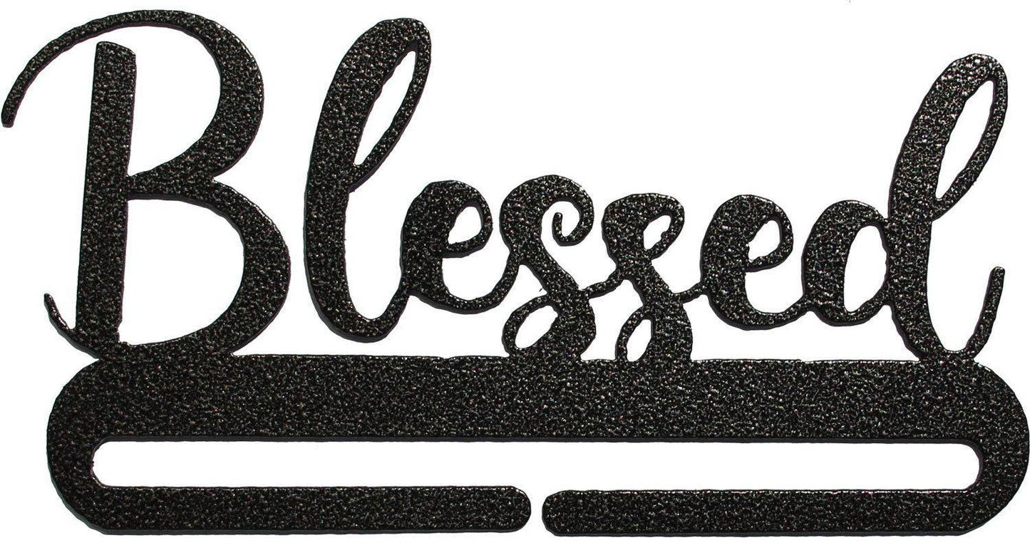 Wrought Iron Blessed Wall Hanger